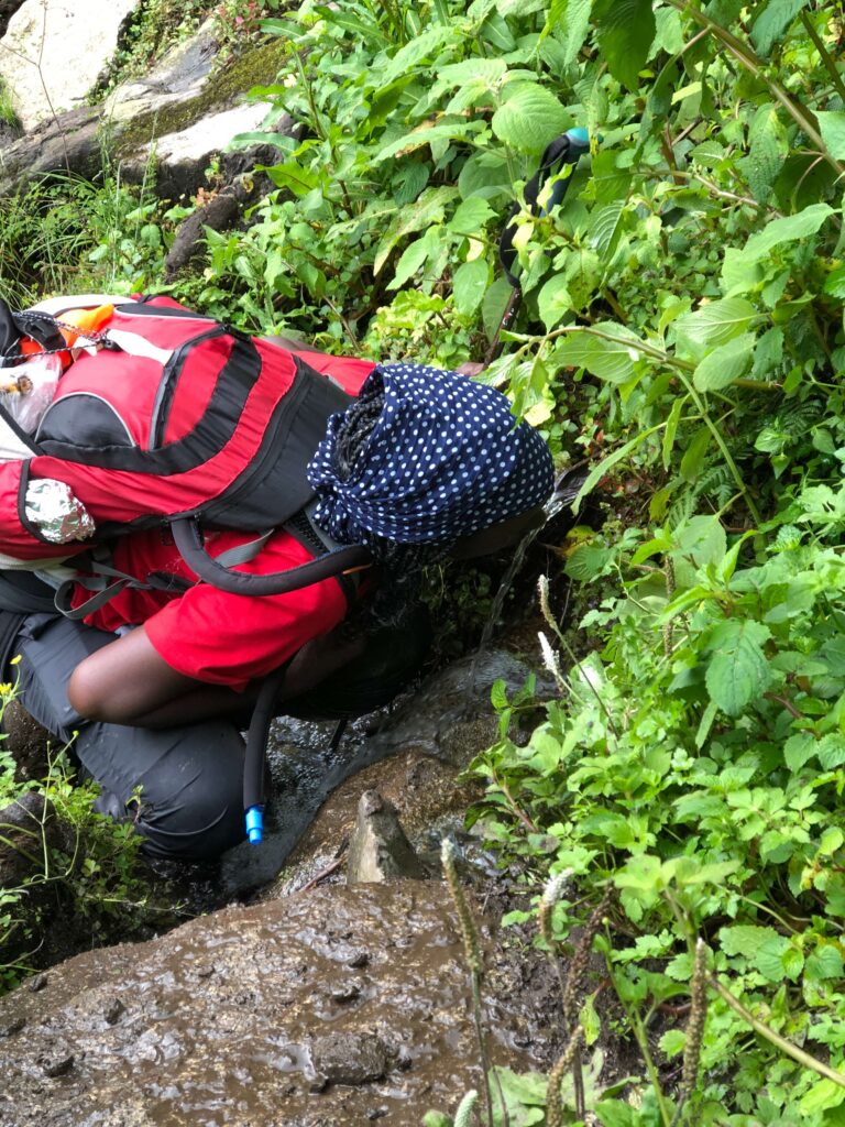 Fresh water in Mt Rwenzori