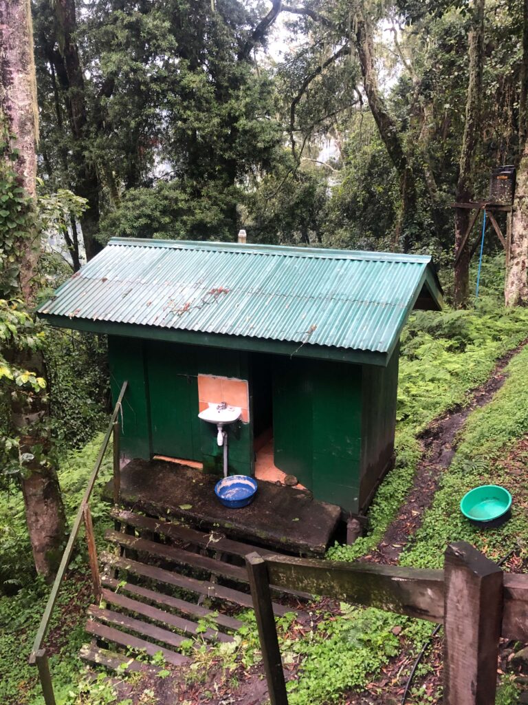 Washrooms at Nyabitaba camp