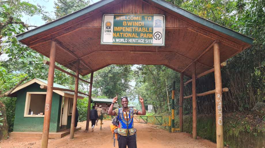 Bwindi Impenetrable National Park main gate